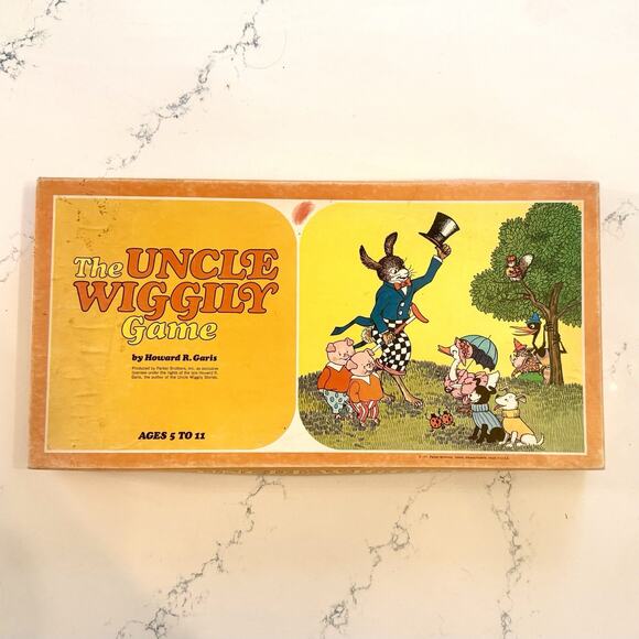 Vintage Uncle Wiggily Board Game — Parker Brothers 1970s Complete Classic - Picture 2 of 11